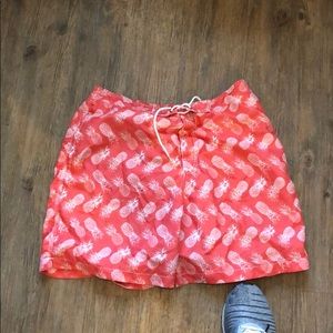 Pink pineapple trunks